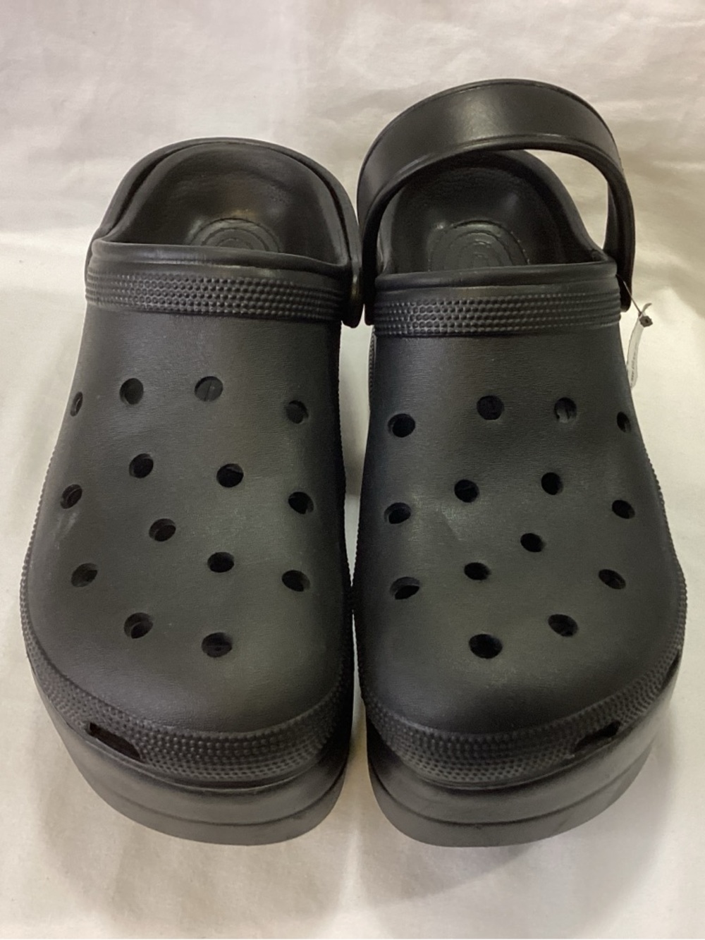 NWT Platform Clog Mules with Back Strap - Black SZ Ladies 9 - Picture 3 of 14